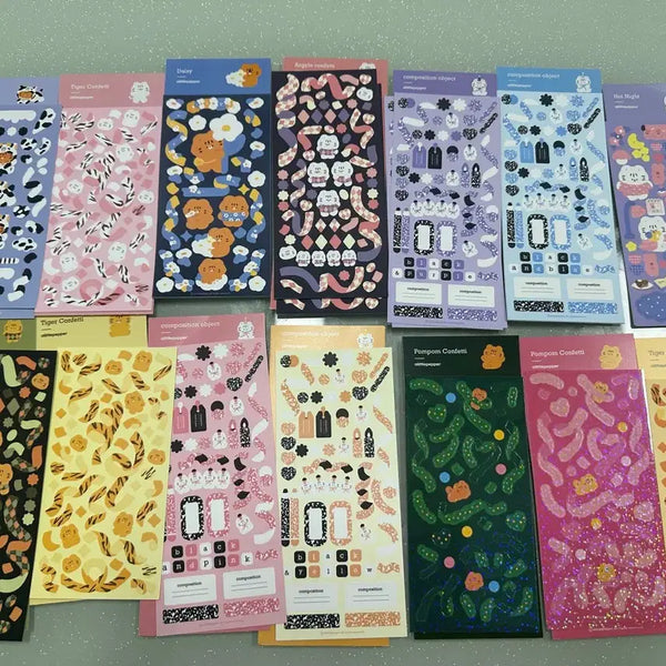 [BUNJANG] A Little Fair + Egg-egg Sticker Set / 어리틀페어+에구구 스티커 판매합니다.