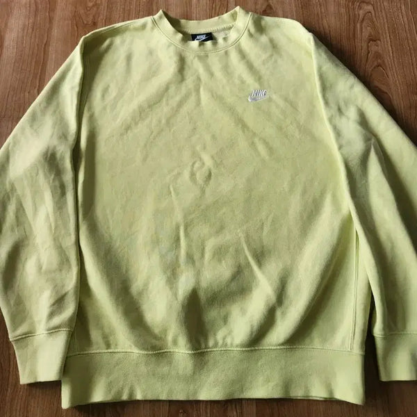[BUNJANG] Nike Authentic Lime Sweatshirt / 나이키 정품 맨투맨 라임