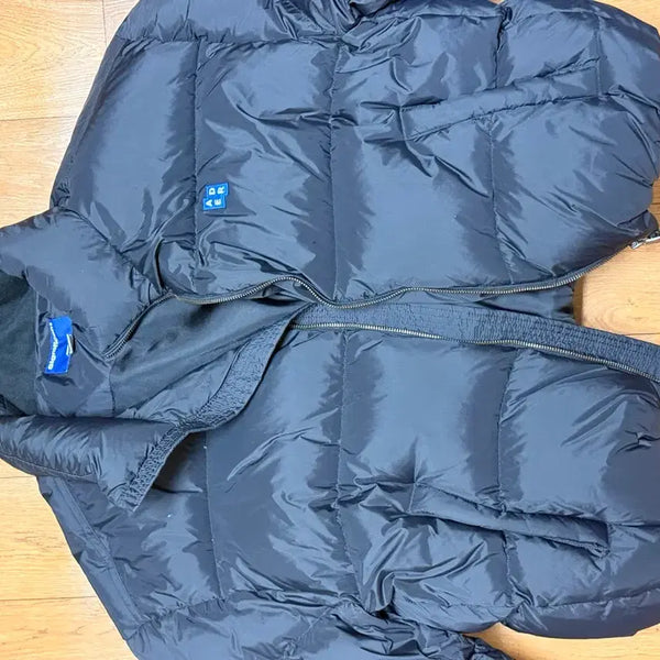 [BUNJANG] Ader Error Significant TRS/BL Tag Puffer Jacket 01 Noir / 아더에러 숏패딩 (시그니퍼컨트 TRS/BL 태그 퍼퍼자켓 01 느와르)