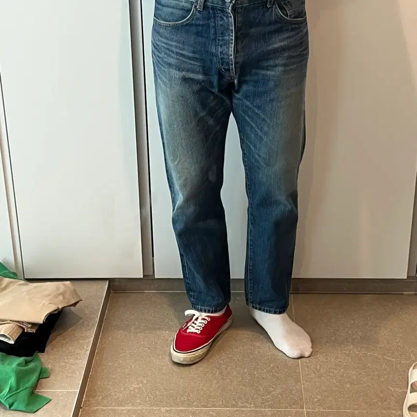 [BUNJANG] Bluyard Washed Denim (Size 32-33) / 블루야드 워싱 데님(32)