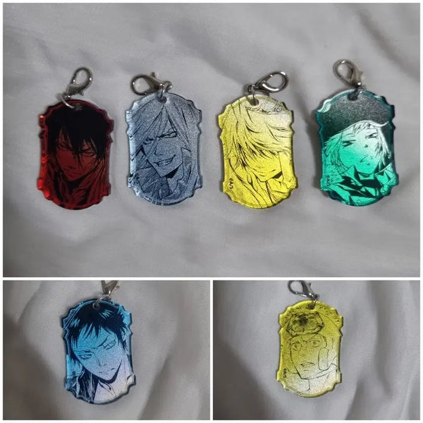 [BUNJANG] Reborn! Reborn! Acrylic Charm Keychain Bundle / 가정교사 히트맨 리본 가히리 아크릴 챰 키링 일괄 판매