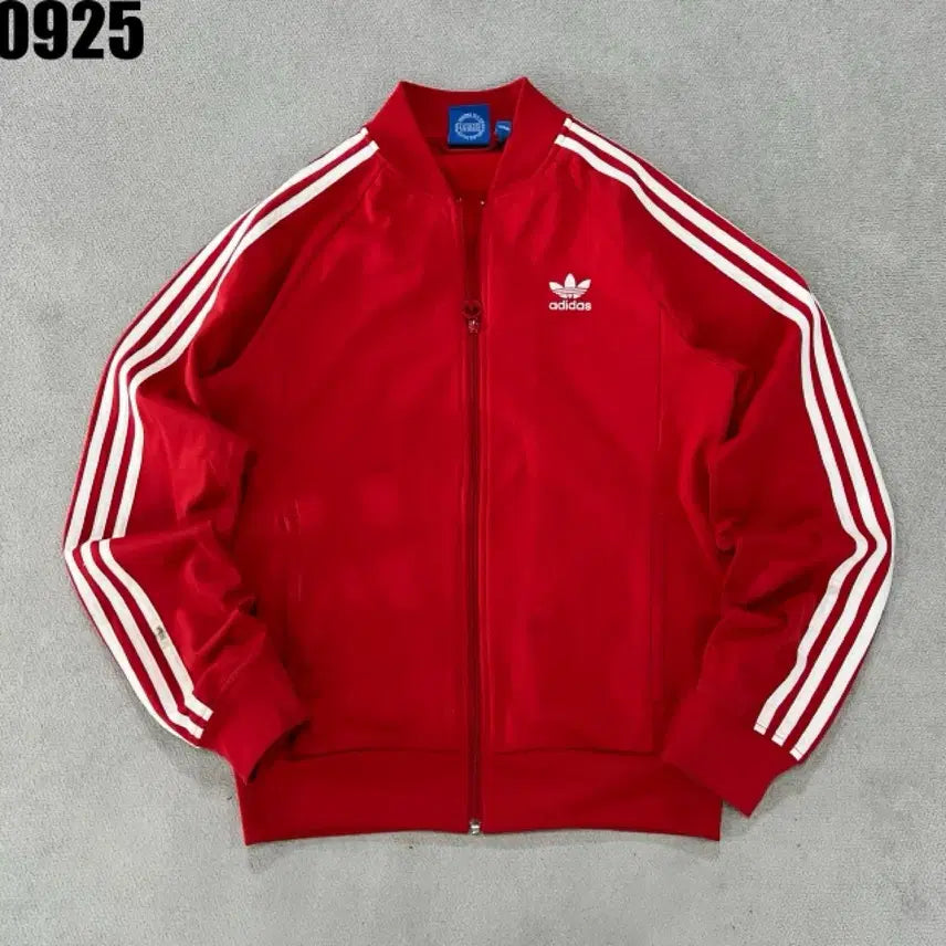 [BUNJANG] Adidas Superstar Track Top Red M / 아디다스 슈퍼스타 트랙탑 레드 M