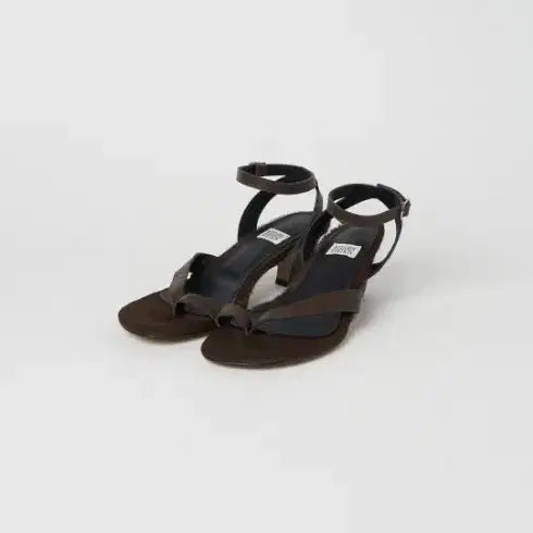 [BUNJANG] Atelier Edition Calf Strap Sandals (Brown) / 아뜰리에에디션 샌들Calf Strap Sandals (brown)