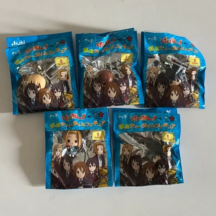 [BUNJANG] K-ON! Deer Time Musical Instrument Strap Bundle Set (Sealed) / 케이온 키링 디어타임 악기 스트랩 미개봉 일괄