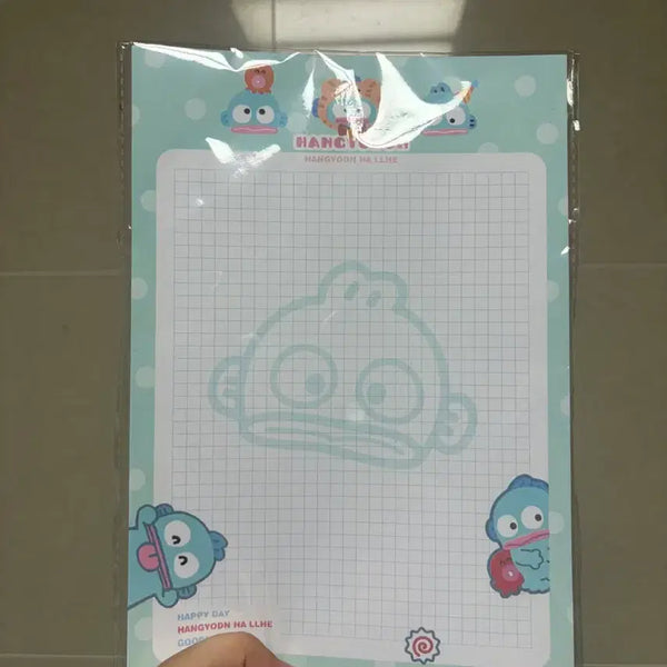 [BUNJANG] Sanrio Hangyodon A5 Memo Pad (2 Types) / 산리오 한교동 A5 사이즈 메모패드(필기노트) 2종