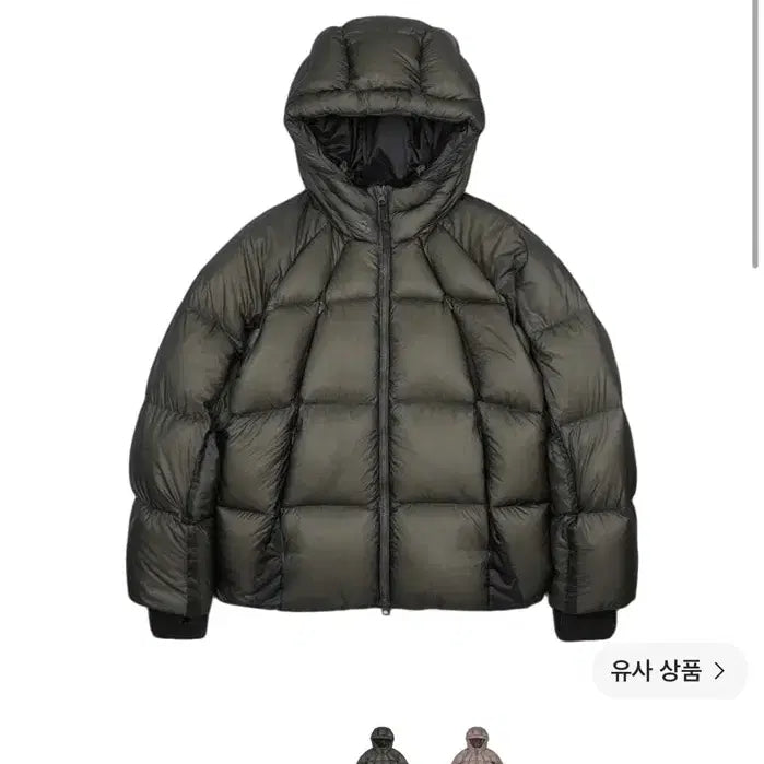 [BUNJANG] Sansan Gear Shade Puffer Jacket Charcoal (2) / 산산기어 셰이드 푸퍼 차콜 [2]