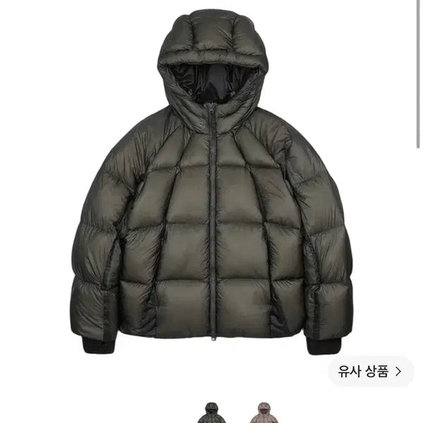 [BUNJANG] Sansan Gear Shade Puffer Jacket Charcoal (2) / 산산기어 셰이드 푸퍼 차콜 [2]