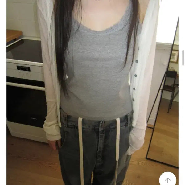 [BUNJANG] Easeas Tencel Cardigan Ivory / 이즈이즈 가디건 아이보리 ivory easeas madeNew Tencel Cardigan