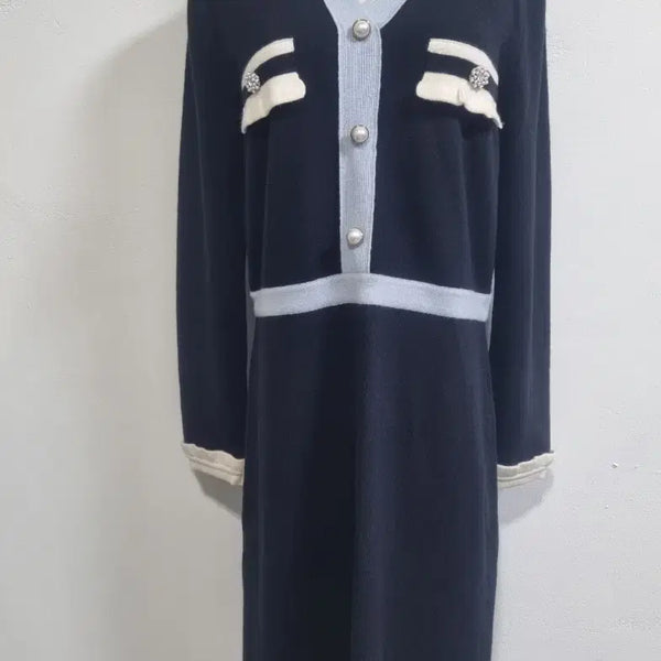 [BUNJANG] Lenibon Cashmere Knit Dress / 레니본 캐시미어 니트 원피스