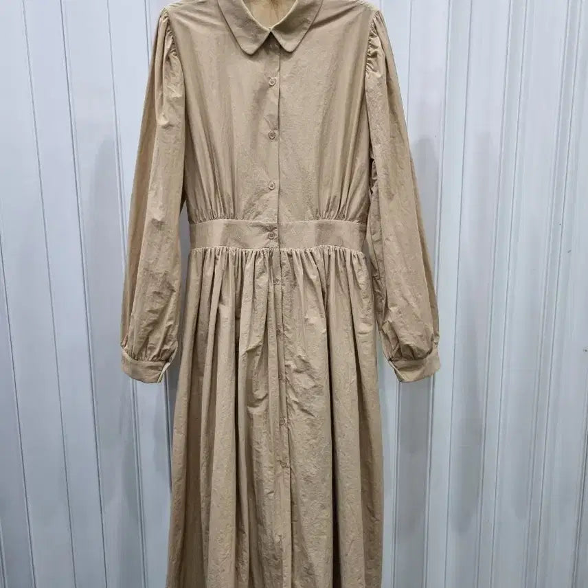 [BUNJANG] FLICKA Beige Long Dress / FLICKA 베이지롱 원피스