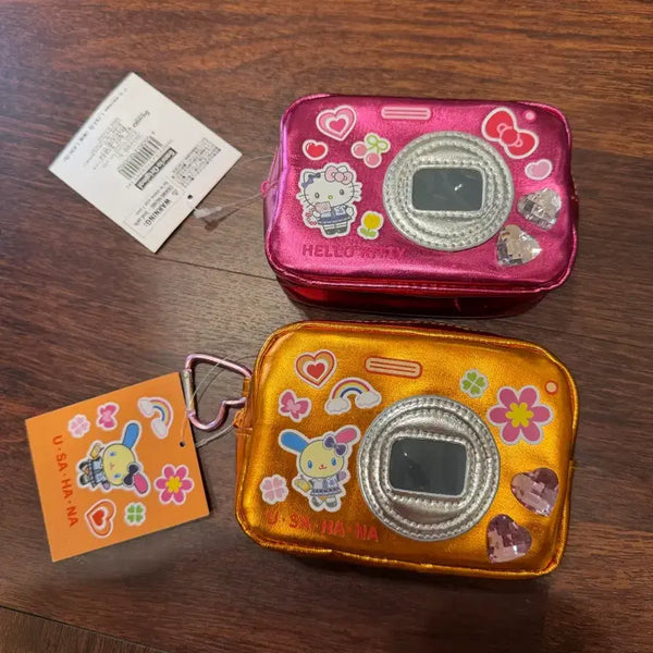 [BUNJANG] Hello Kitty & Usahana Camera Pouch Set / 키티 우사하나 카머라 파우치