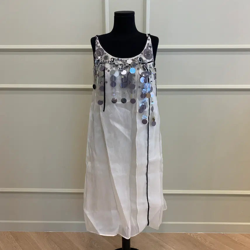 [BUNJANG] Prada Sequin Mini Dress / 267003240 프라다 비즈 시퀸 미니 드레스 #40