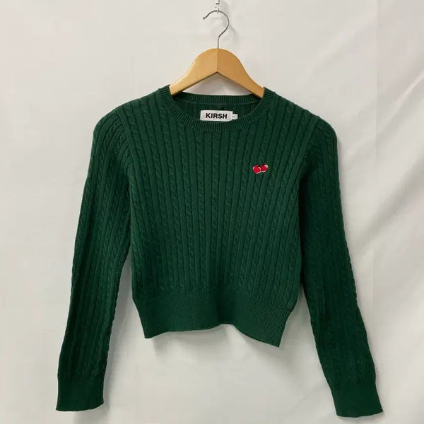 [BUNJANG] Kirsh Cherry Round Crop Knit Size 1 / 419. 키르시 체리 라운드 크롭 니트1사이즈