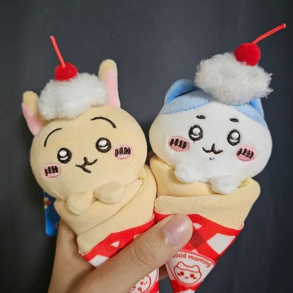 [BUNJANG] Chiikawa Crepe Mascot Keyring (Usagi & Hachiware) Bundle Set / 치이카와(먼작귀) 크레페 마스코트 키링(우사기와 하치와레) 일괄가격