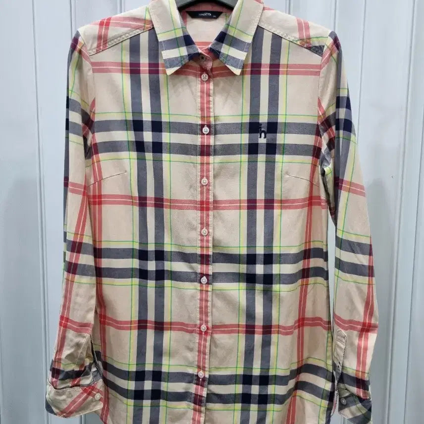 [BUNJANG] HAZZYS Plaid Button-Down Shirt / 해지스  체크 남방 셔츠