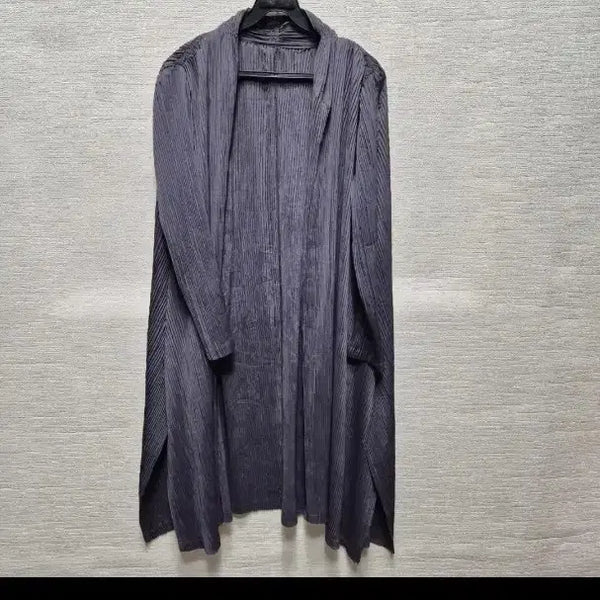 [BUNJANG] Y242 Pleated Long Cardigan / y242 플리츠 롱 가디건