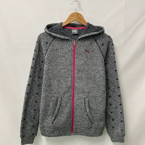 [BUNJANG] Puma Grey Full Zip Hoodie L / 422. 푸마 그레이 풀지퍼 후드 집업L