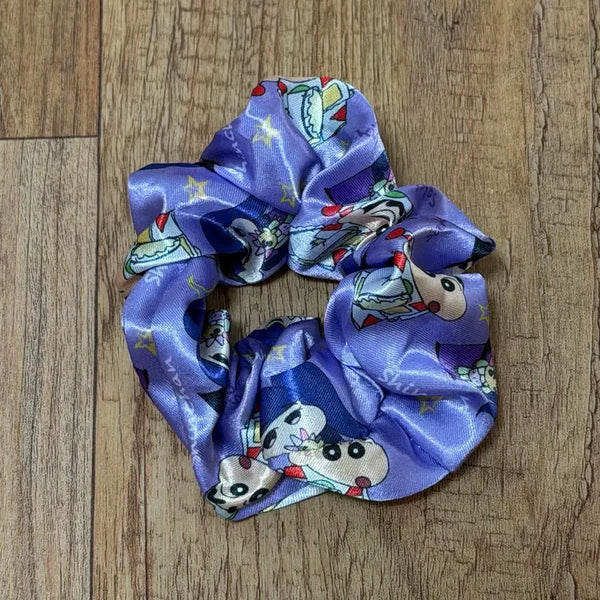 [BUNJANG] Crayon Shin-chan Hair Scrunchie / 짱구 헤어 곱창 머리끈