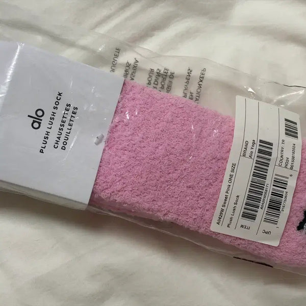 [BUNJANG] Ur Yoga Plush Socks Sweet Pink / 얼 요가 플러시 삭스 스윗 핑크