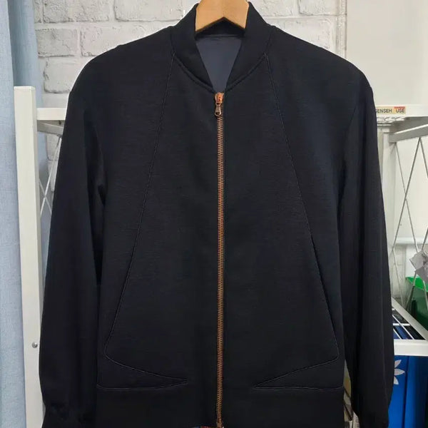 [BUNJANG] Solid Homme Men's Bomber Jacket Bluezong Jacket / 솔리드옴므 남성 봄버자켓 95 늦가을 초겨울 블루종 자켓 MO34