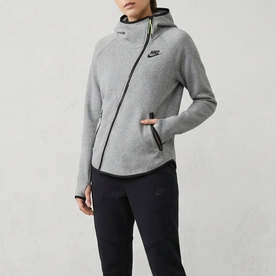 [BUNJANG] Nike Diagonal Zip Hoodie / [80] 나이키 사선 지퍼 후드 집업