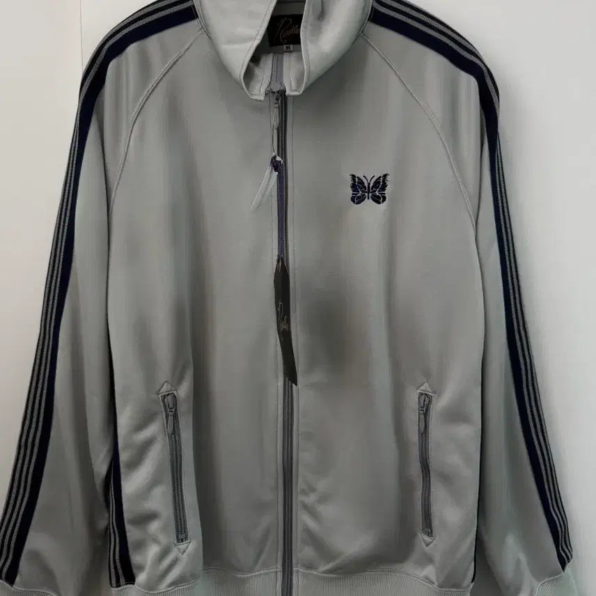 [BUNJANG] Needles x LHP Track Jacket Poly Smooth Grey / 니들스 x LHP 트랙 자켓 폴리 스무스 그레이