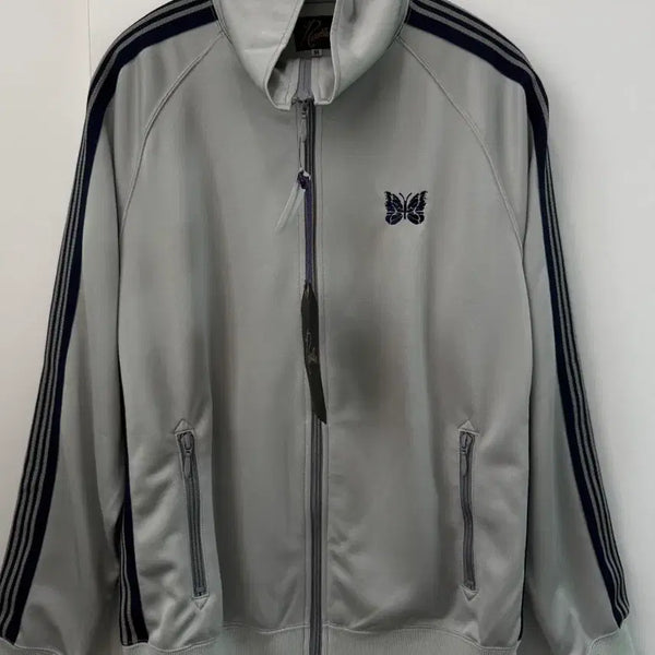 [BUNJANG] Needles x LHP Track Jacket Poly Smooth Grey / 니들스 x LHP 트랙 자켓 폴리 스무스 그레이