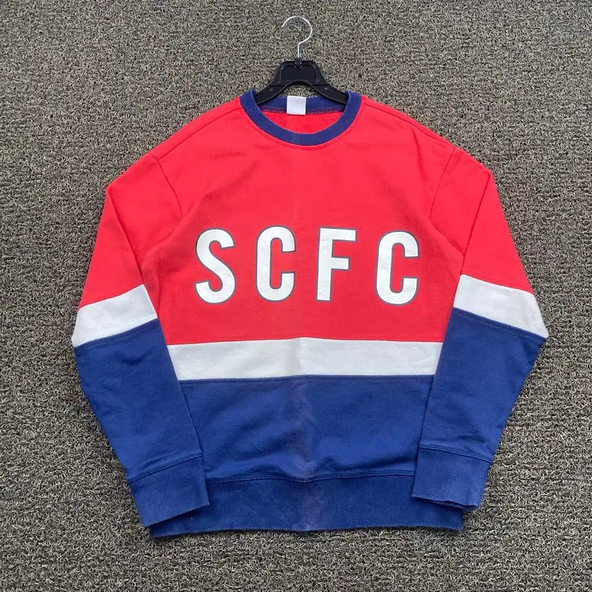 [BUNJANG] Umbro Colorblock Sweatshirt / 엄브로 배색 맨투맨