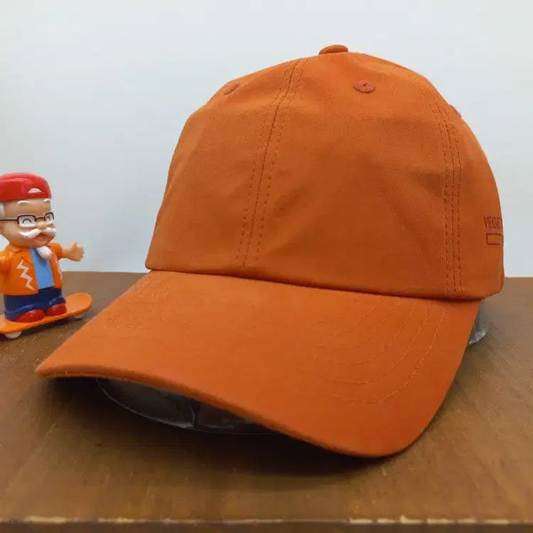 [BUNJANG] VEGETABLE TABLE Signature Logo Cotton Twill Strapback Baseball Cap / [새상품] 베지터블테이블 VEGETABLE TABLE 시그니처 로고 코튼 트윌 스트랩백 야구모자 볼캡 오렌지