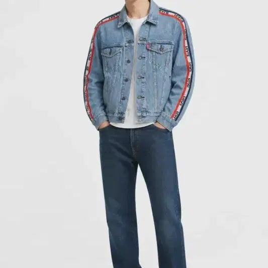 [BUNJANG] Levi's Taping Trigger Denim Jacket / 남S/리바이스 테이핑 트리거 데님 자켓