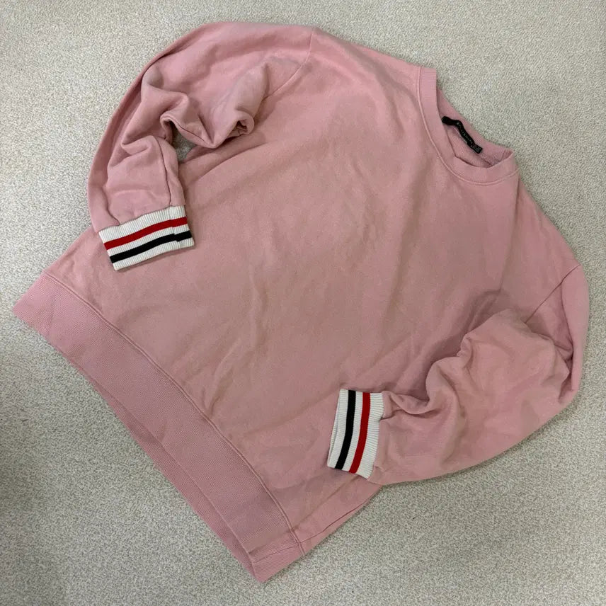 [BUNJANG] KAI-AKMANN Pink Sweatshirt / ONE 카이아크만 핑크색 맨투맨 0928K1