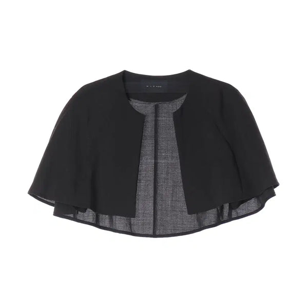 [BUNJANG] MICHAA 24SS Wool Blend Cape Jacket / 미샤 24SS 울 블렌드 케이프 재킷