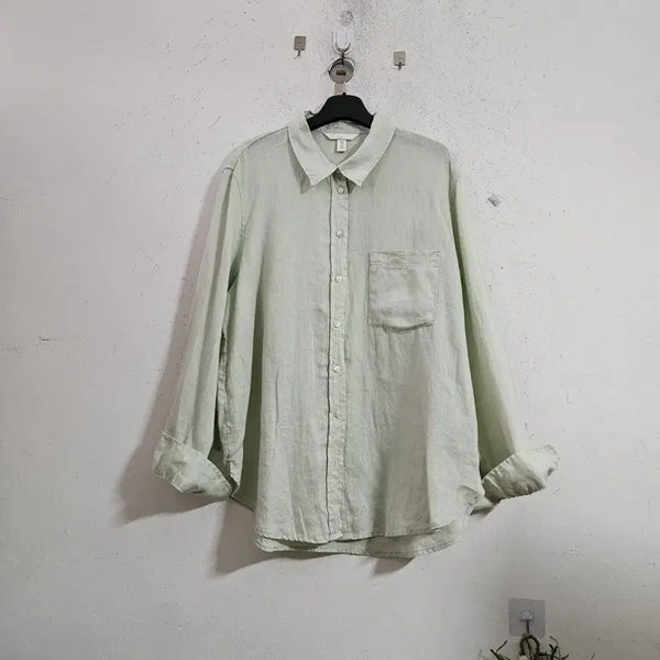 [BUNJANG] H&M Mint Shirt / H&M 셔츠 민트색