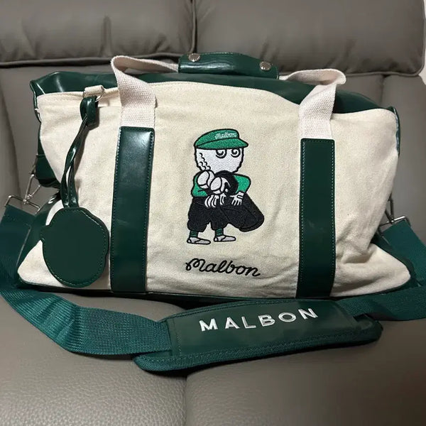 [BUNJANG] Malbon Golf Boston Bag / 말본 골프 보스턴백 골프가방 (정품) 정가42만원