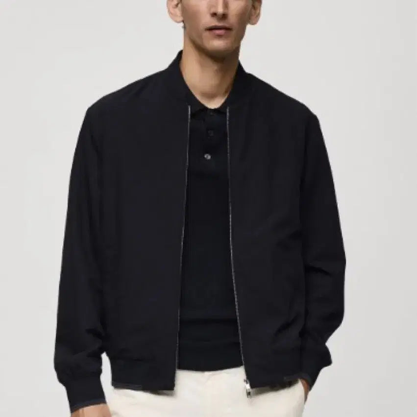 [BUNJANG] Topman Blouson Jumper Black / 탑맨 블루종 점퍼 M 블랙