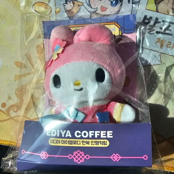 [BUNJANG] My Melody Hanbok Doll Keyring / 이디야 마이멜로디 한복 인형 키링