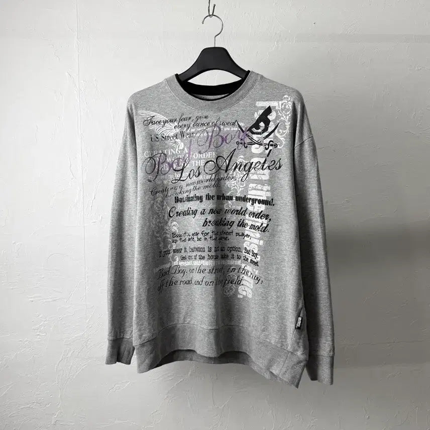 [BUNJANG] Bad Boy Punk Sweatshirt / Bad boy 펑크 스웻셔츠