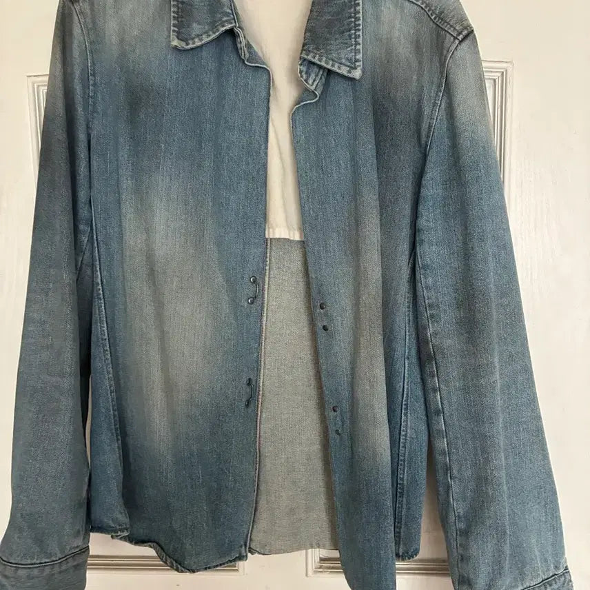 [BUNJANG] Western Denim Shirt Jacket / 웨스턴 데님 셔츠 자켓