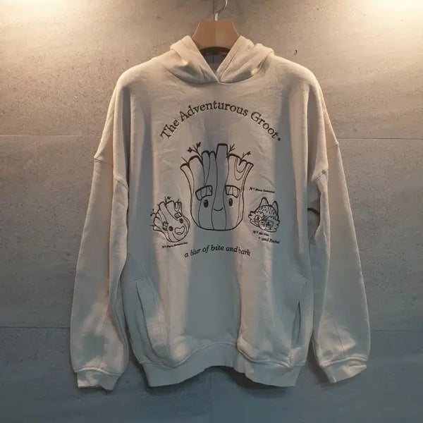 [BUNJANG] Marvel Licensed Groot Hoodie / 마블정품. 그루트 후드티. 미착.