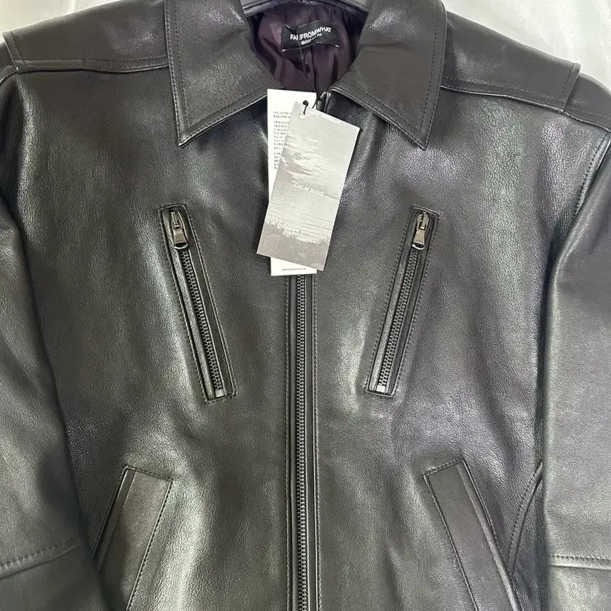[BUNJANG] FAR FROM WHAT FAR LAMB ARCHIVE Leather Jacket / 파프롬왓 FAR LAMB ARCHIVE 레더자켓