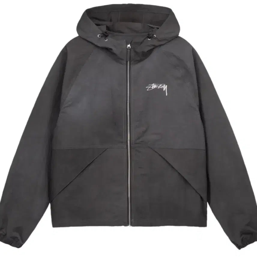 [BUNJANG] Stussy Wave Dyed Beach Shell Black / 스투시 웨이브 다이 비치 쉘 블랙