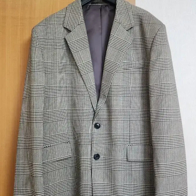 [BUNJANG] Giordano Check Blazer Jacket / 지오다노 체크 블레이저 자켓