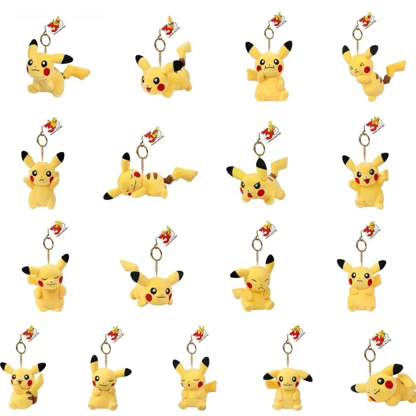 [BUNJANG] Pokemon Pikachu 30th Anniversary Plush Keychain / 포켓몬스터 포켓몬센터 포켓몬 피카츄 30주년 누이 인형 키링