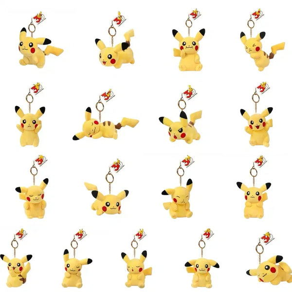 [BUNJANG] Pokemon Pikachu 30th Anniversary Plush Keychain / 포켓몬스터 포켓몬센터 포켓몬 피카츄 30주년 누이 인형 키링