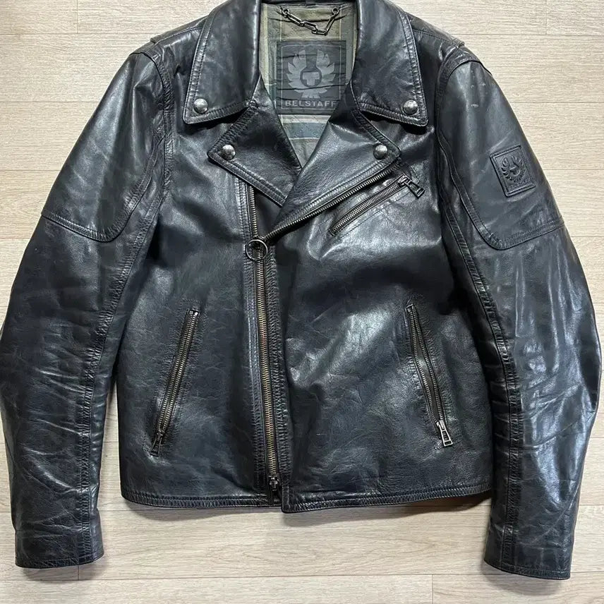 [BUNJANG] Belstaff Double Rider Leather Jacket / 벨스타프 더블라이더 가죽자켓