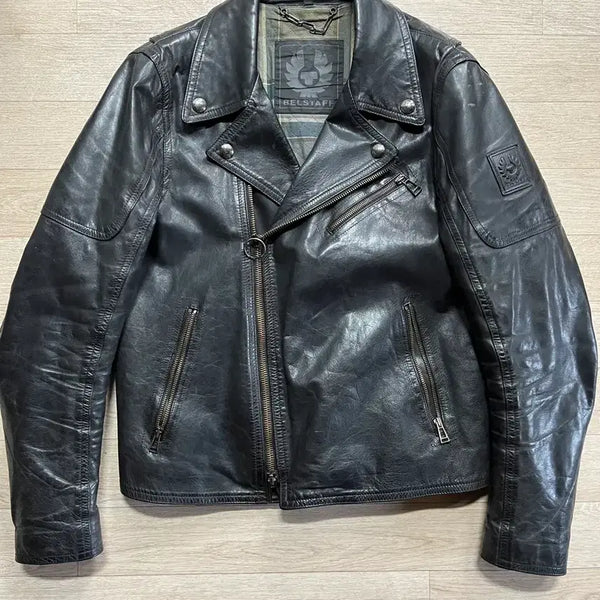 [BUNJANG] Belstaff Double Rider Leather Jacket / 벨스타프 더블라이더 가죽자켓