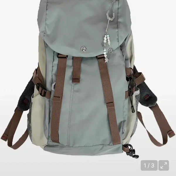 [BUNJANG] Ohseio Buckle Backpack Sky Blue / 새제품 오헤시오 버클 백팩 sky_blue 뉴진스 백팩
