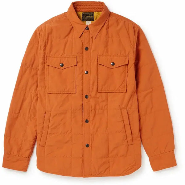 [BUNJANG] RRL Quilted Shirt Jacket Orange M / RRL / 퀼티드 셔츠 자켓 오렌지 / M