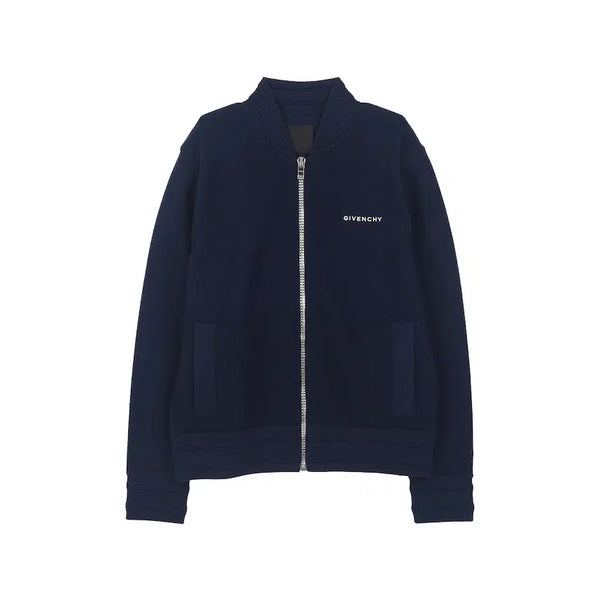 [BUNJANG] Givenchy Bomber Jacket Wool Blue / 지방시 봄버 자켓 울 블루