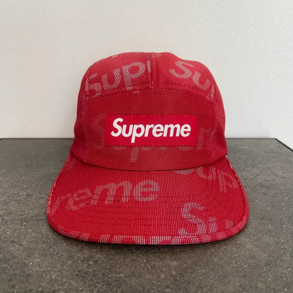 [BUNJANG] Supreme Box Logo Camp Cap Red / 슈프림 박스로고 캠프캡 모저 렌티큘러 레드